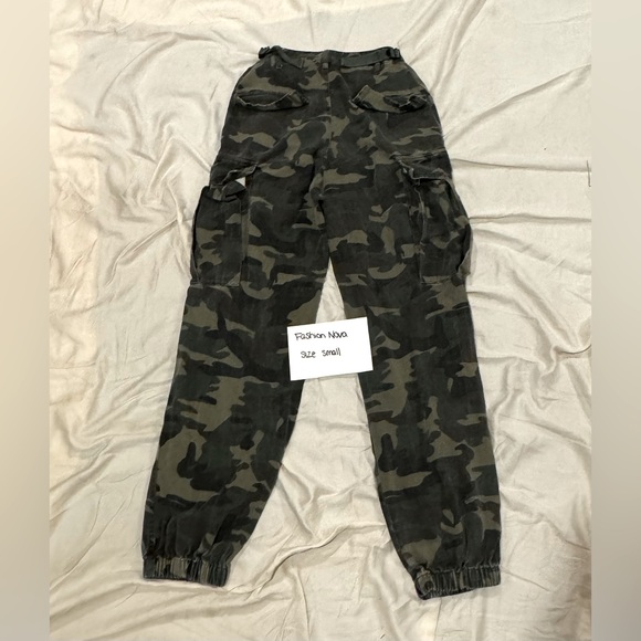 FASHION NOVA Women’s Camo Pants - Picture 2 of 4